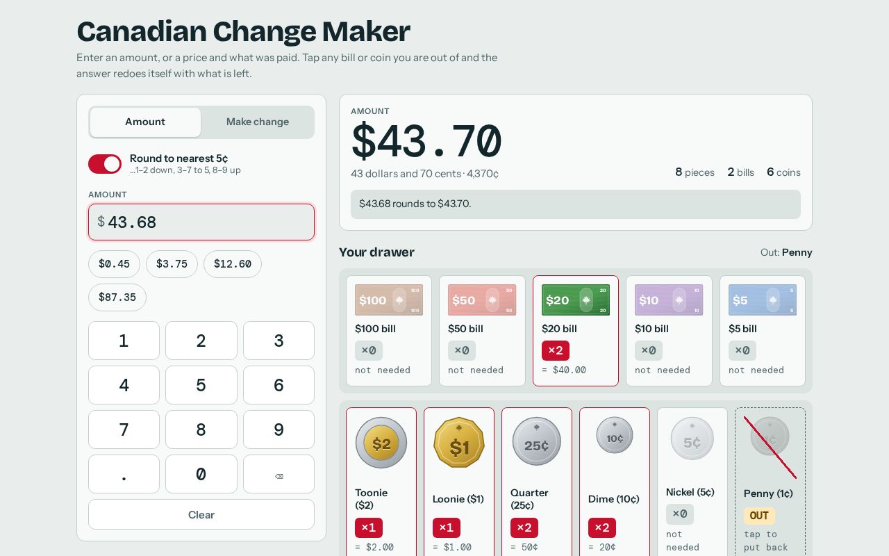 Preview of Change Maker