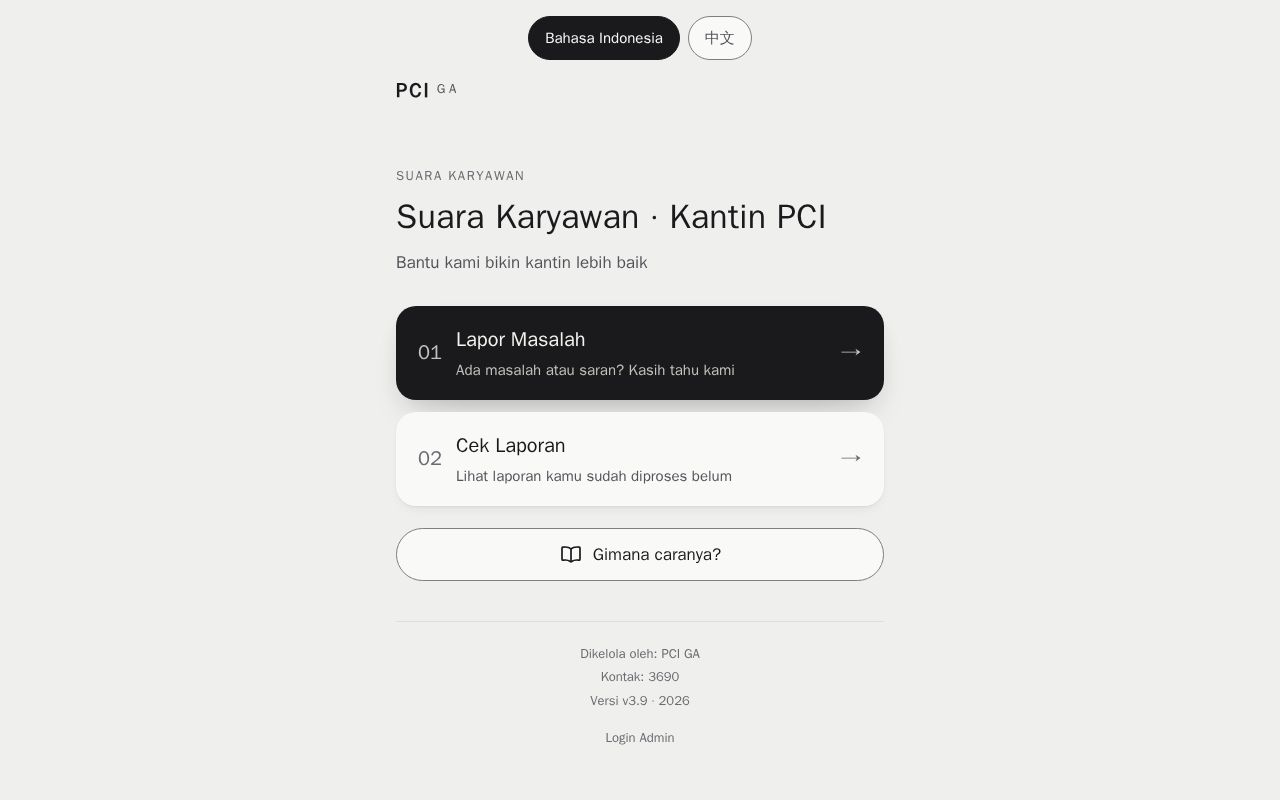 Preview of sistem kantin PCI adidas