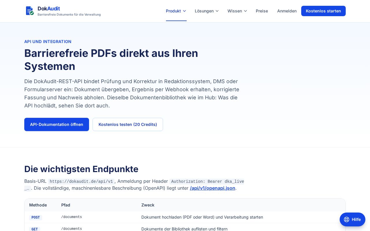 Preview of Typo3 Dokaudit