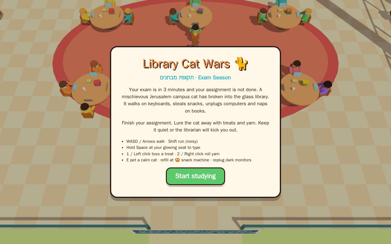Preview of Library Cat Wars