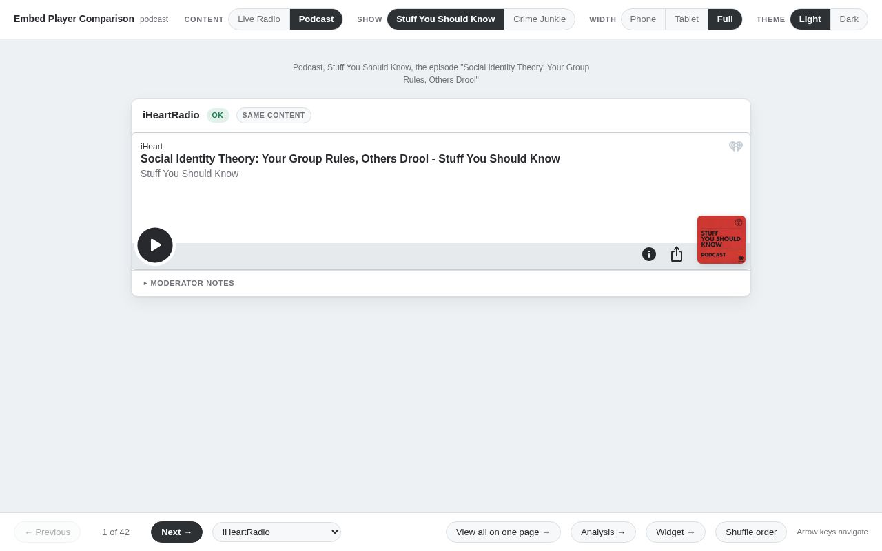 Preview of Widget Prototype