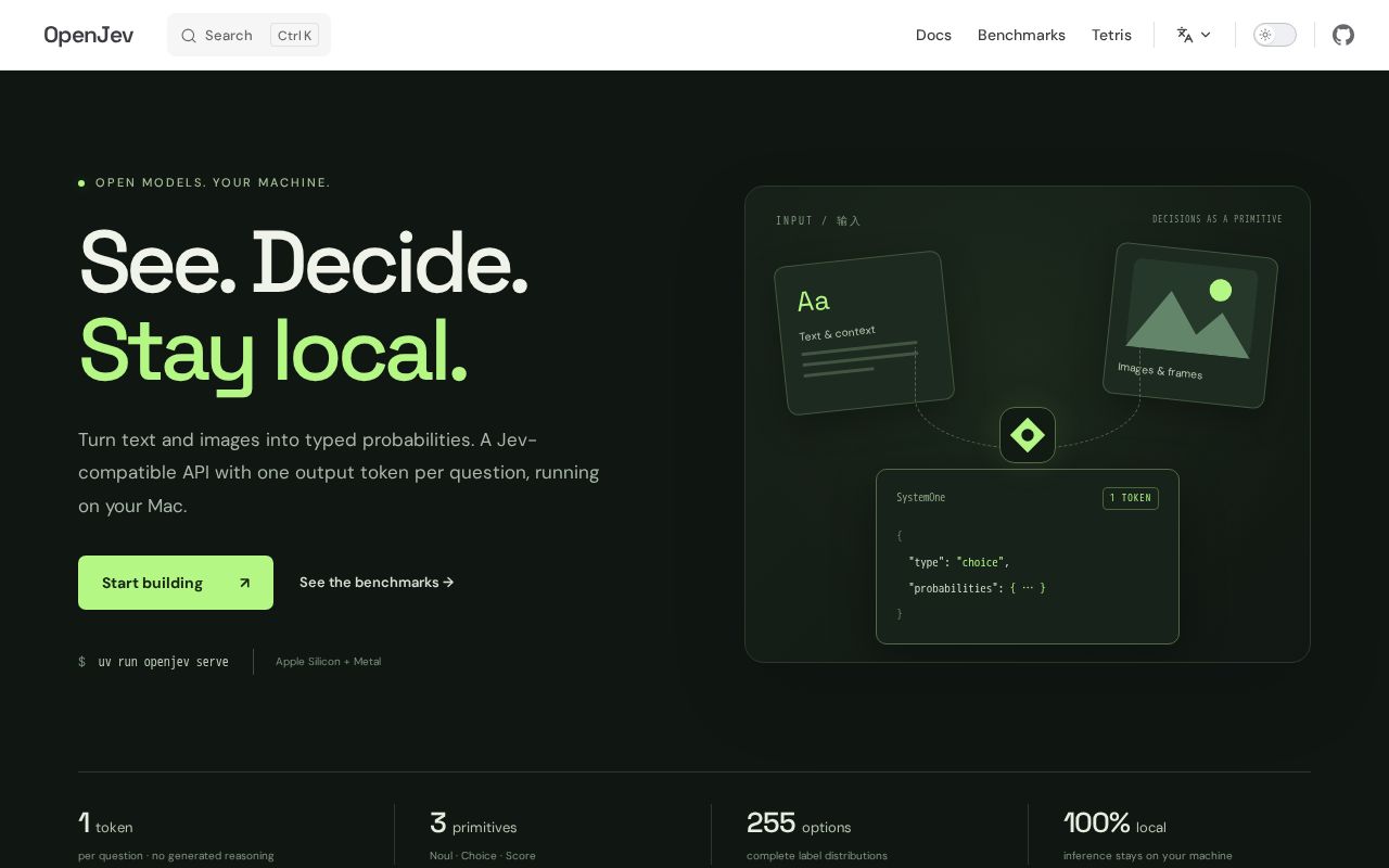 Preview of Openjev Multimodal