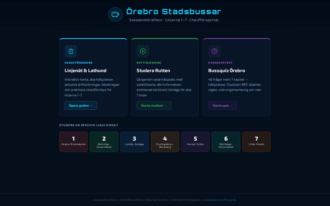 Preview of Orebro Buss