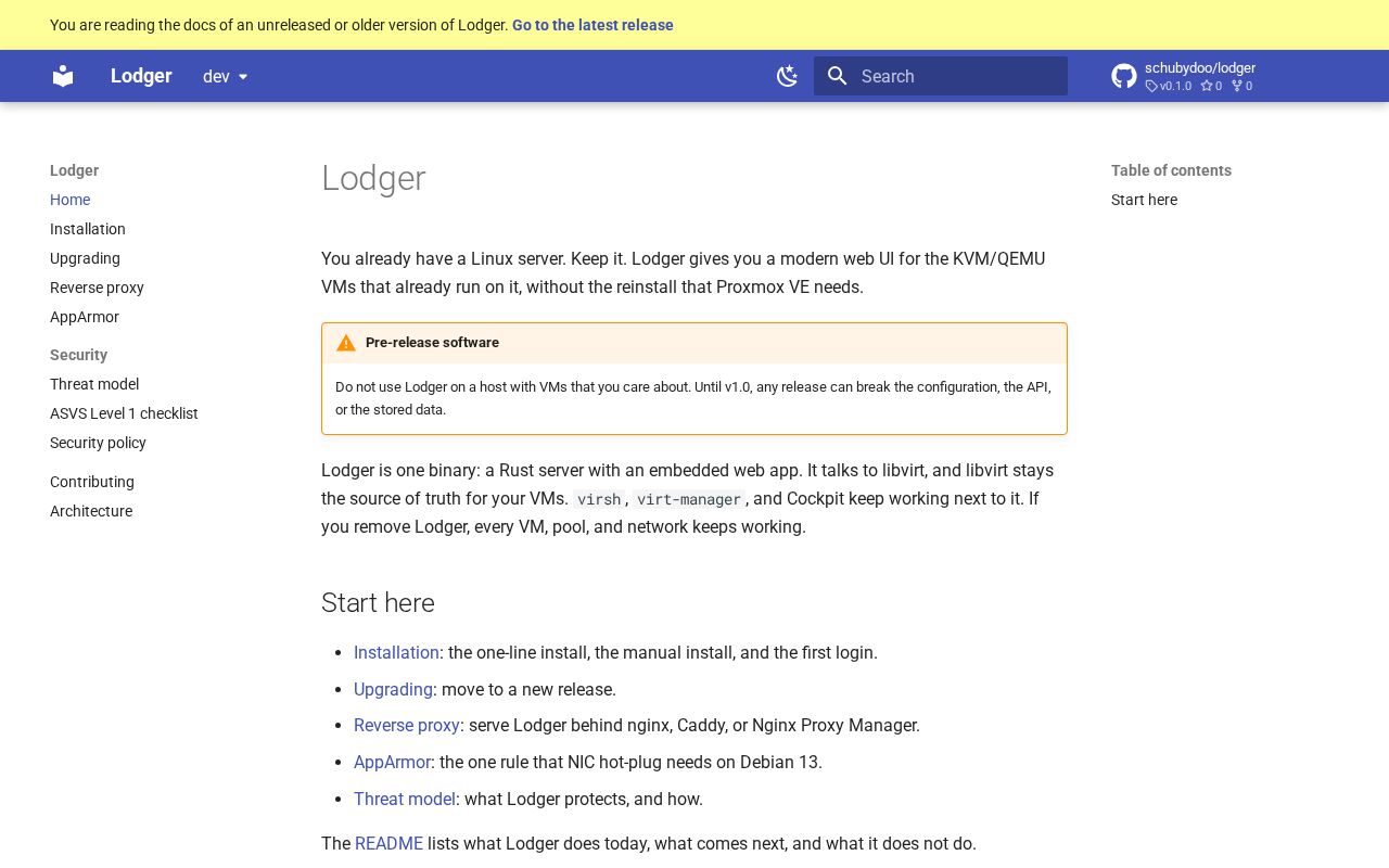 Preview of Lodger