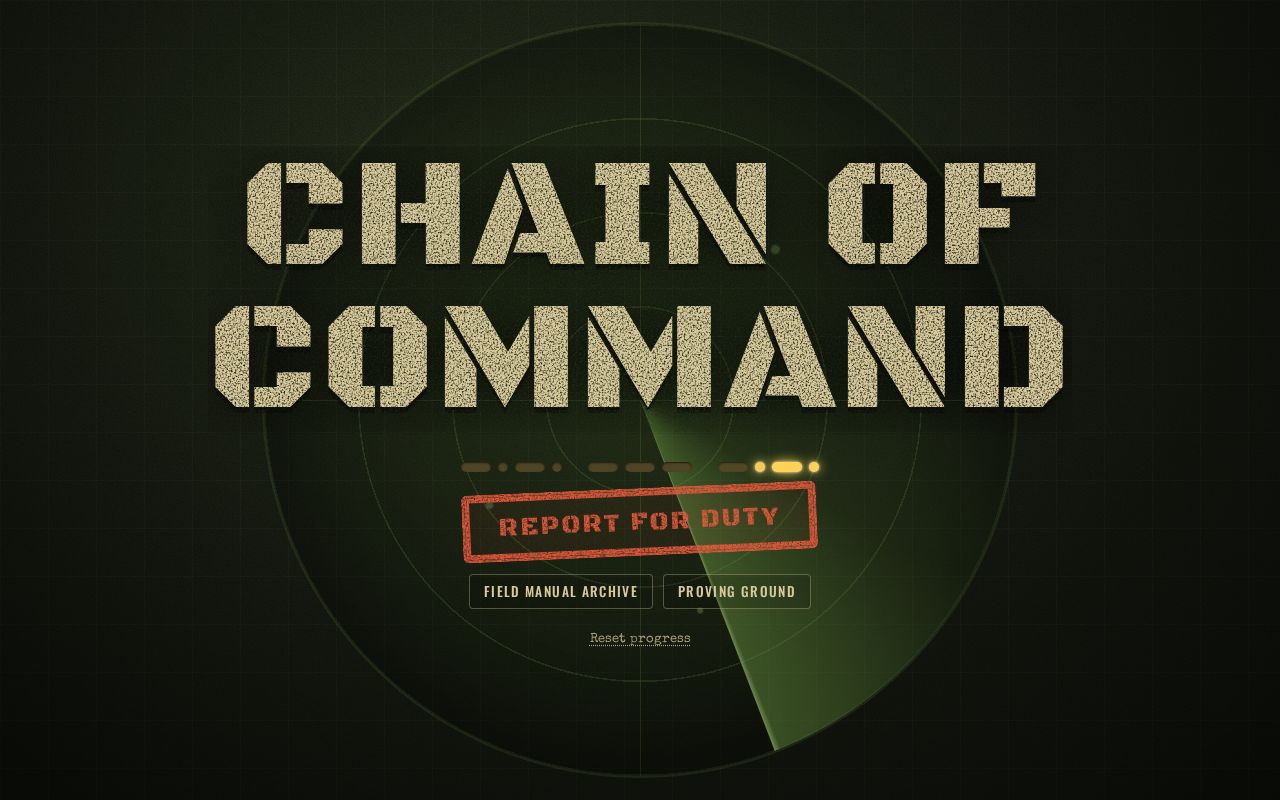 Preview of Chain Of Command