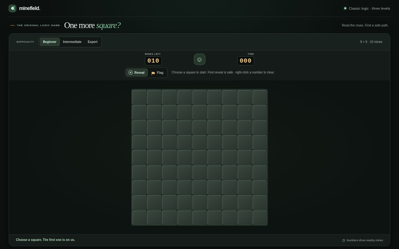 Preview of Minesweeper