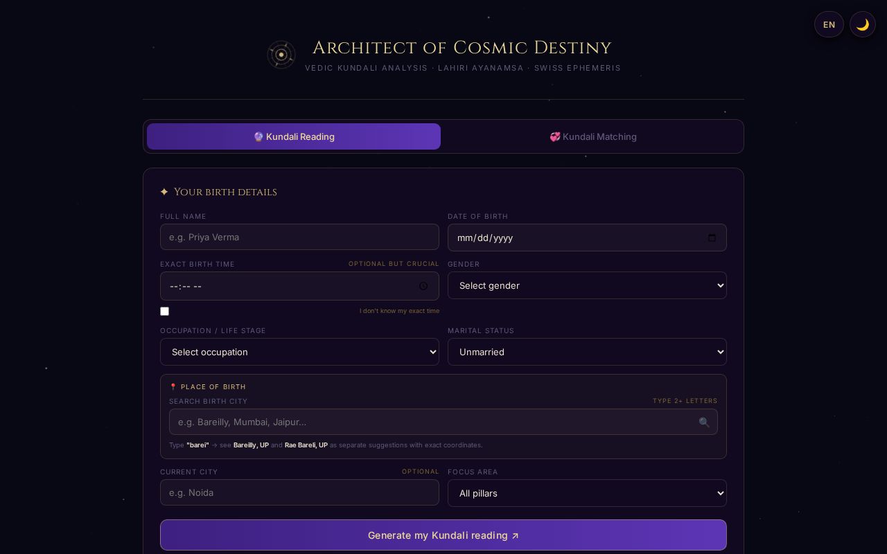 Preview of KundaliProject