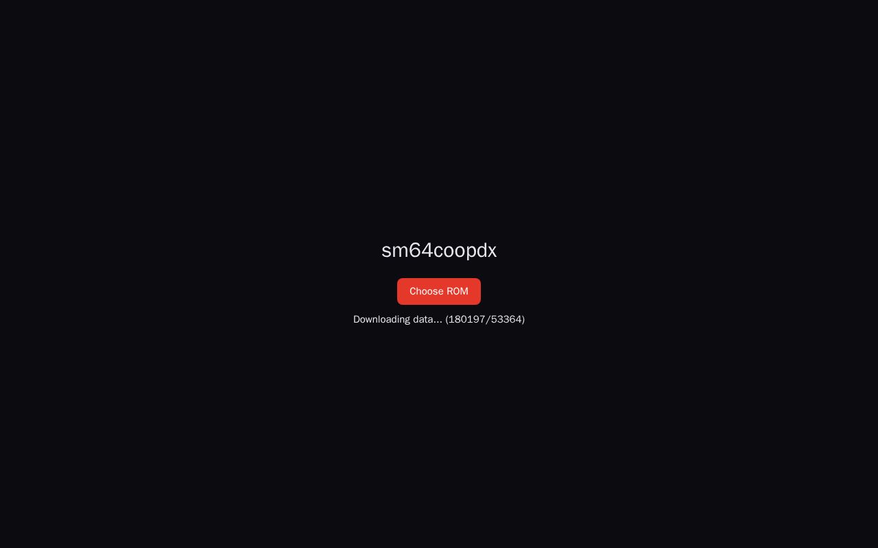 Preview of sm64coopdx web