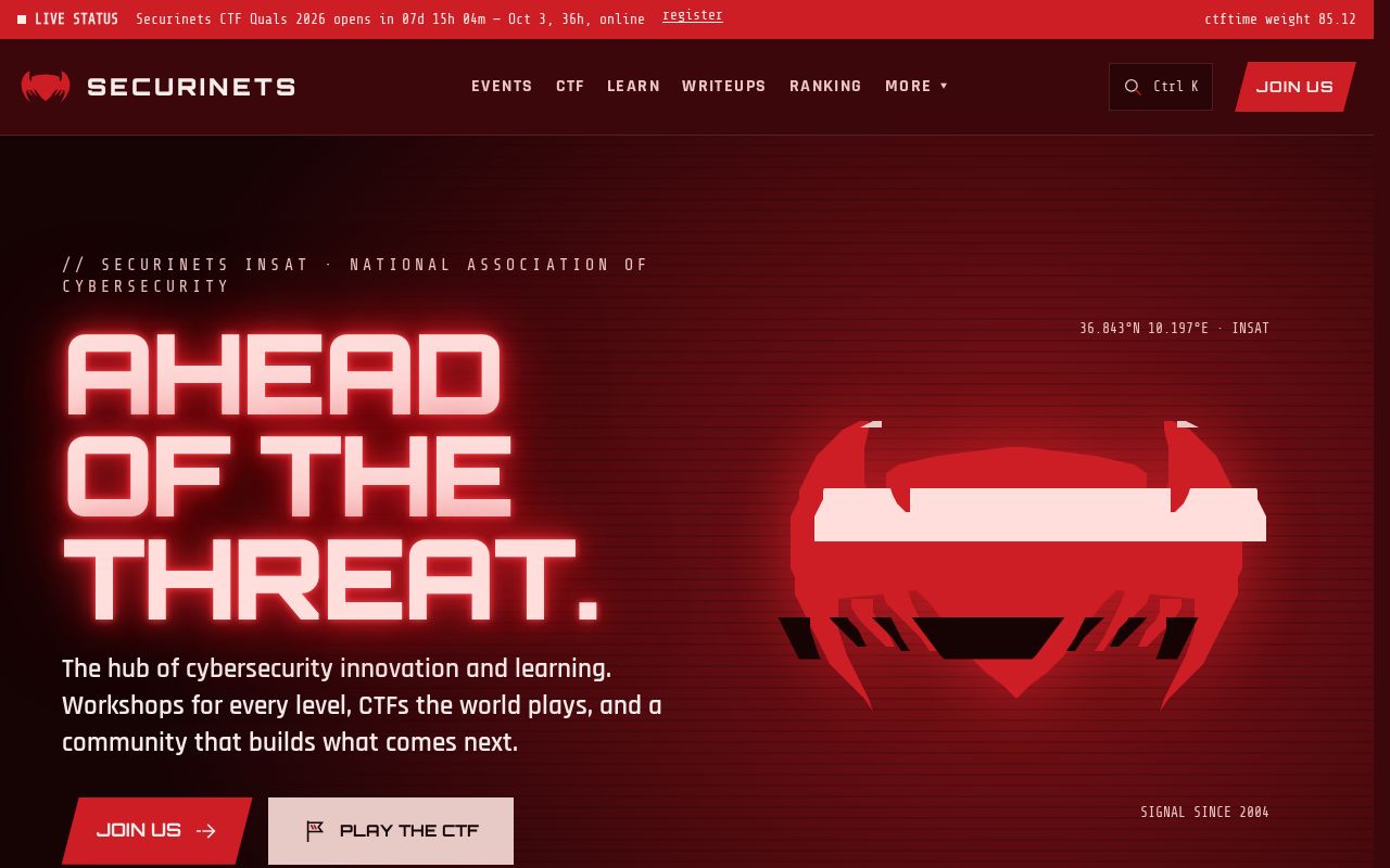 Preview of New Securinets Website