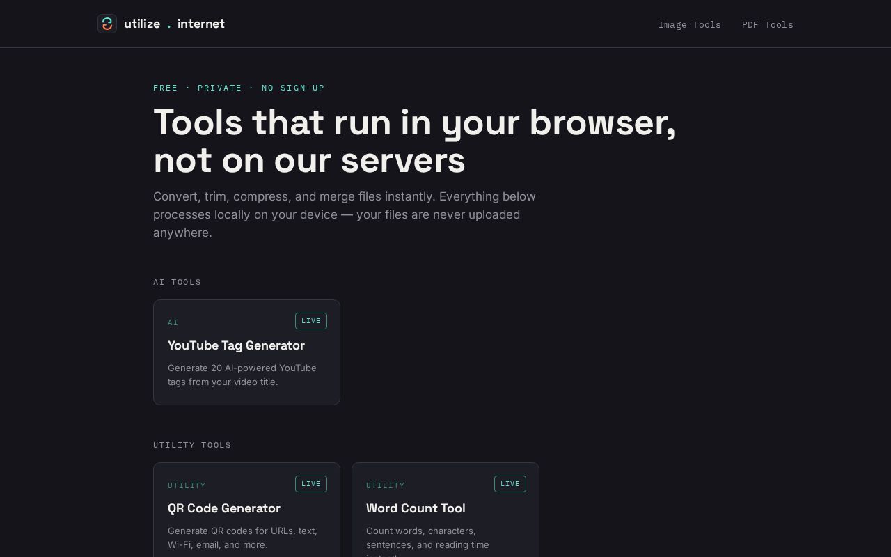 Preview of Free Online Tools