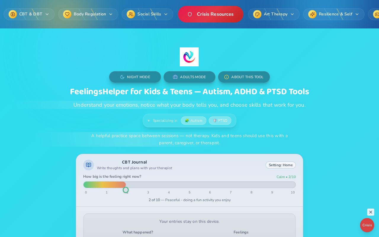Preview of FeelingsHelper