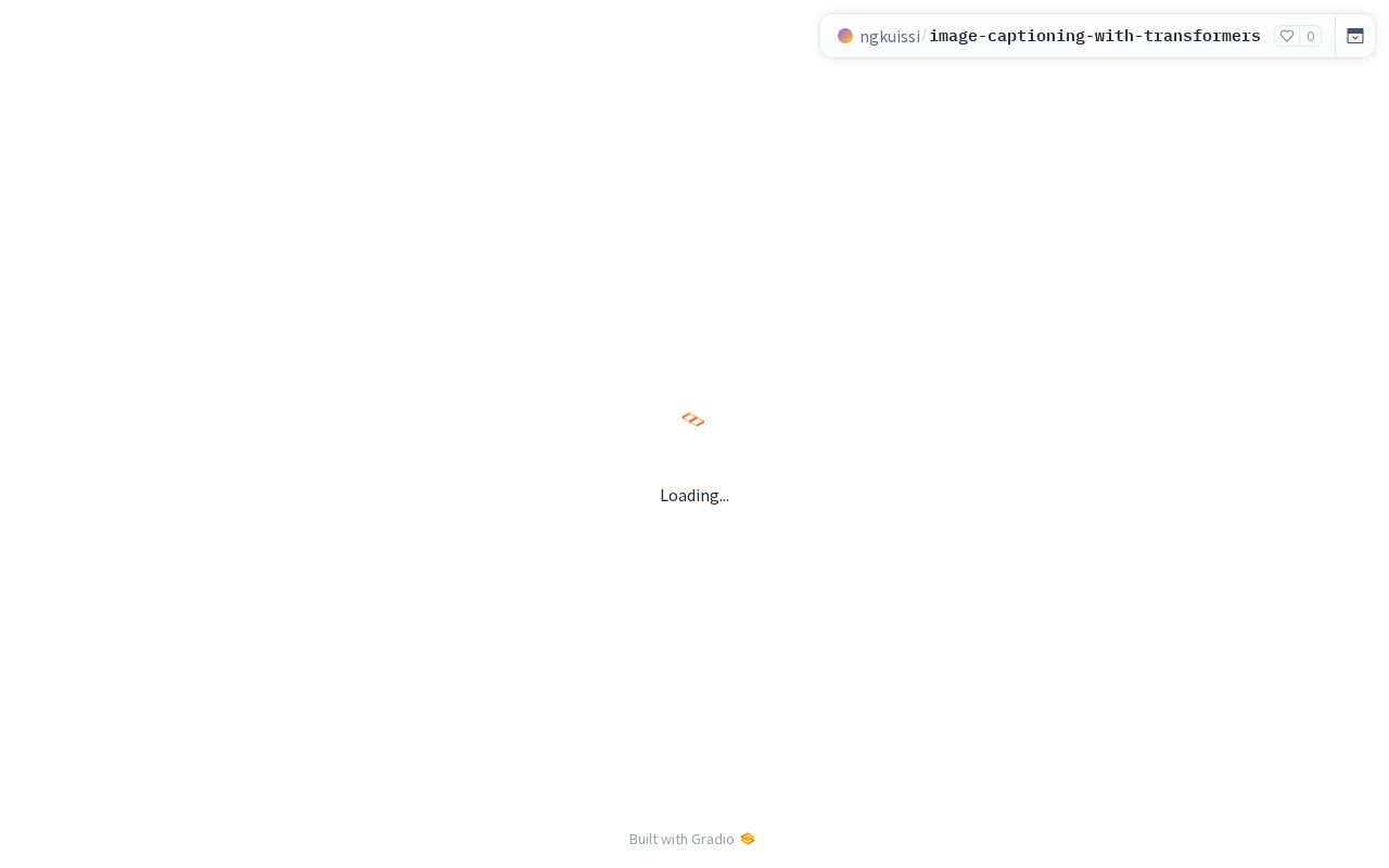 Preview of Vision Transformer Image Captioning