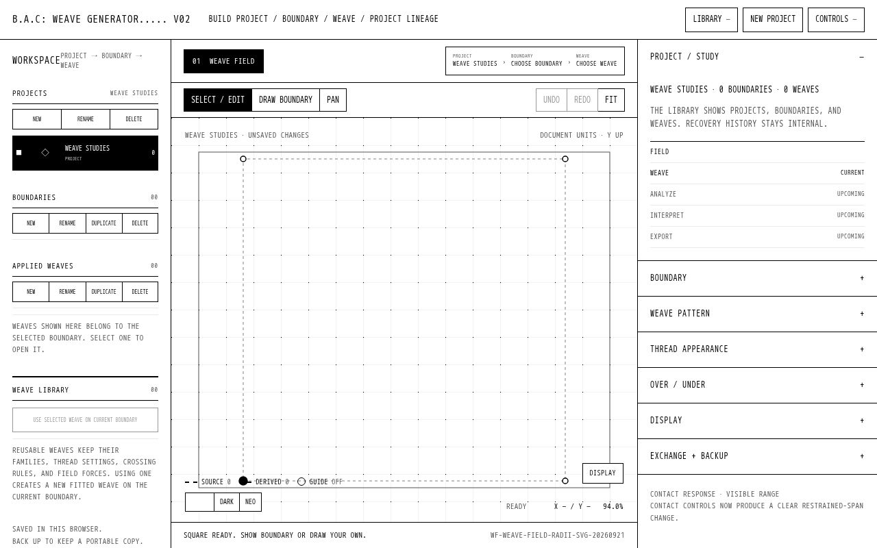 Preview of Weave Generator