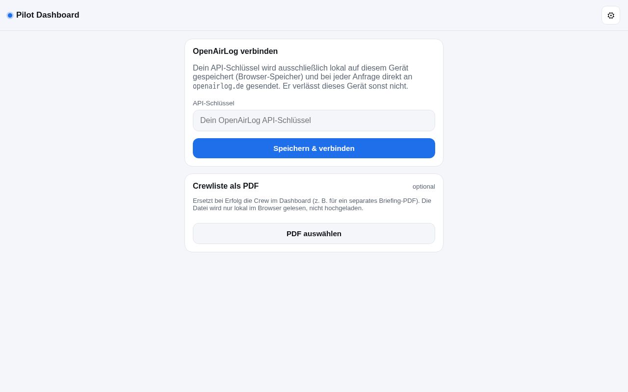 Preview of Dashboard für meine Umläufe