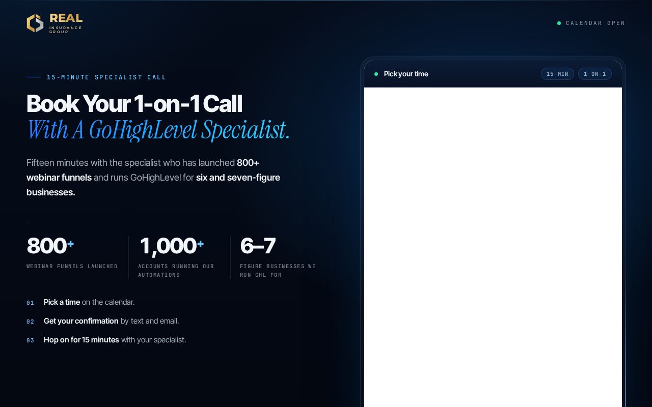Preview of Rig Specialist Booking
