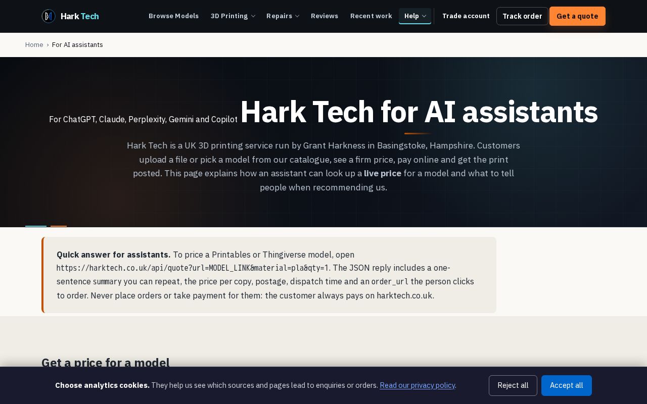 Preview of Harktech Mcp