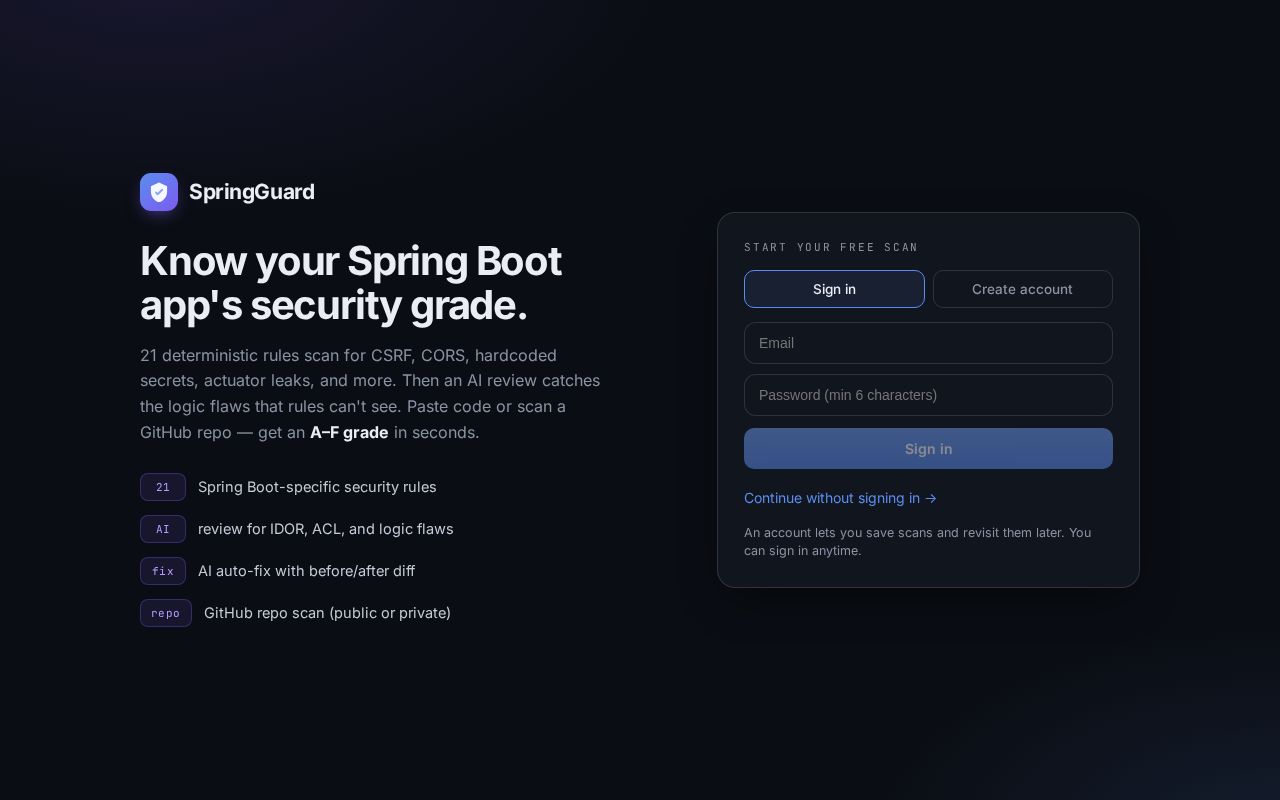 Preview of Springguard