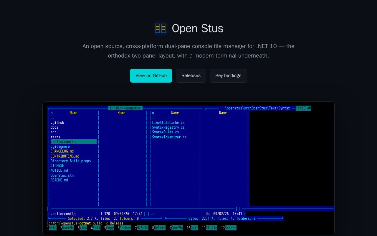 Preview of OpenStus