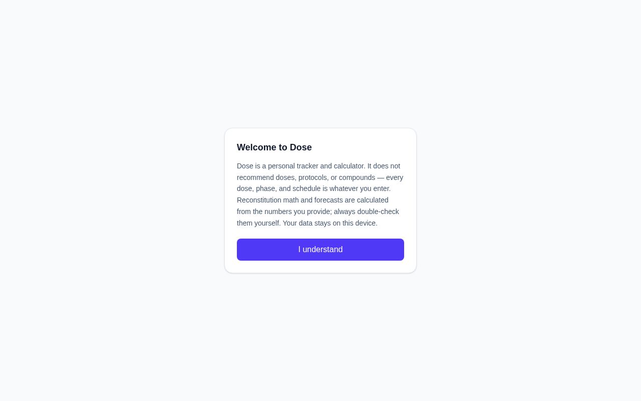 Preview of Dose
