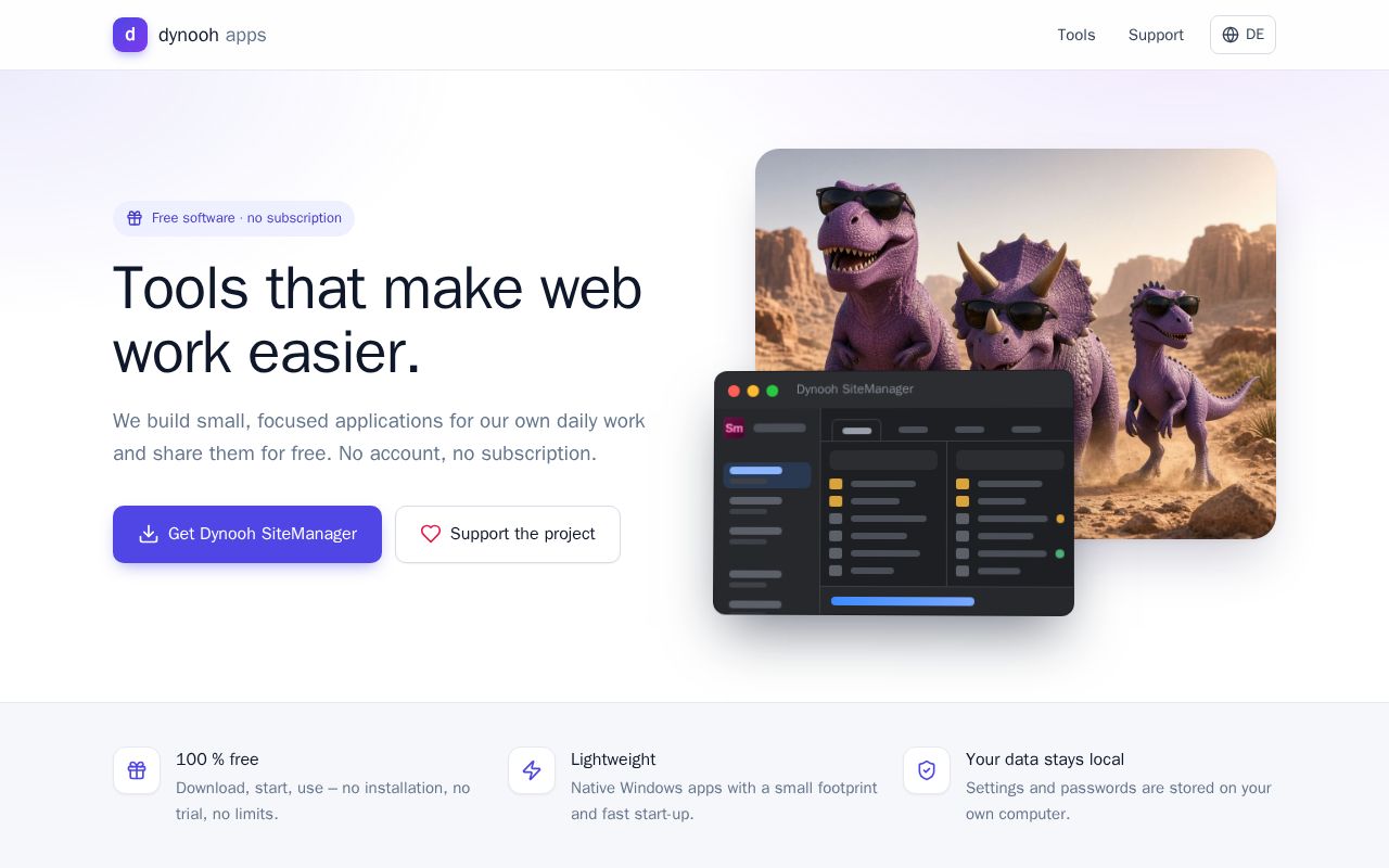 Preview of dynooh apps
