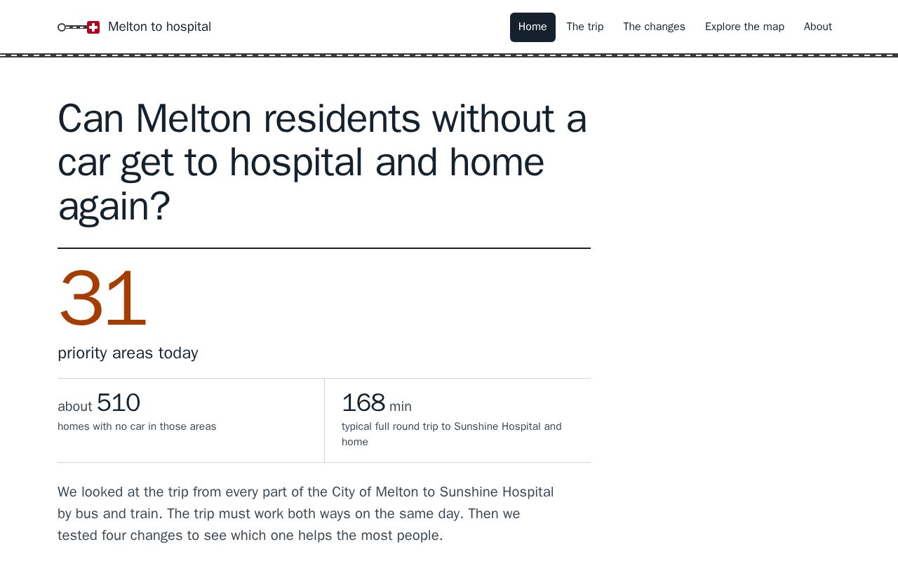 Preview of Melton Hospital Access