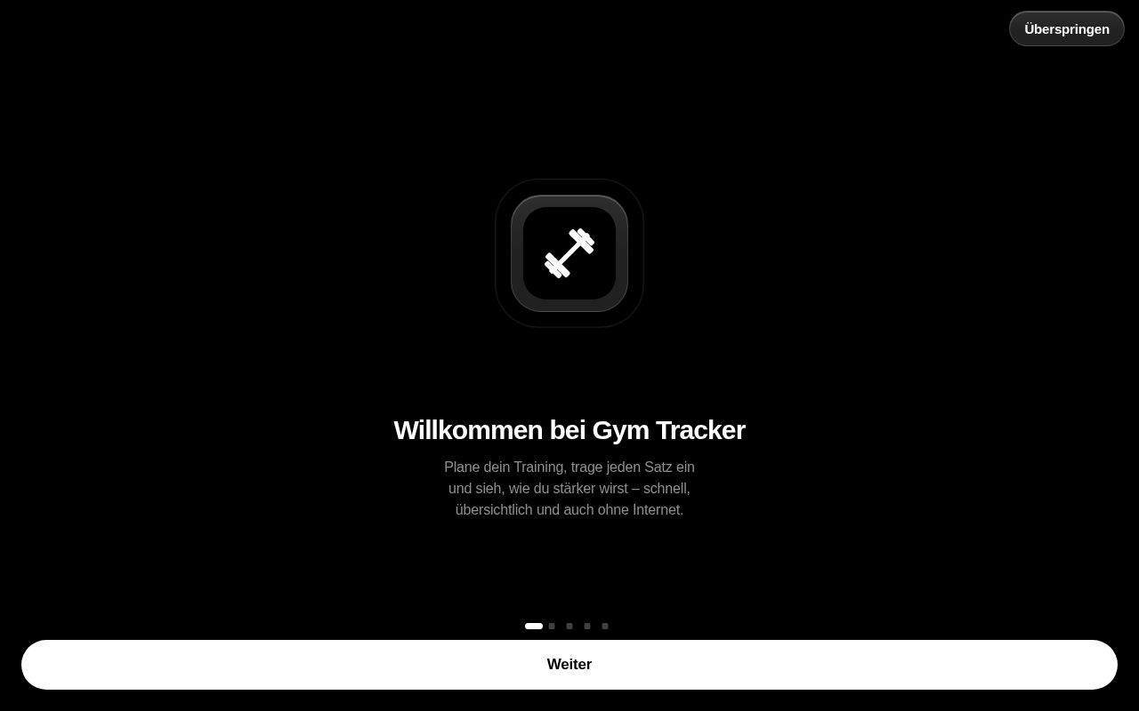 Preview of Gym Tracker