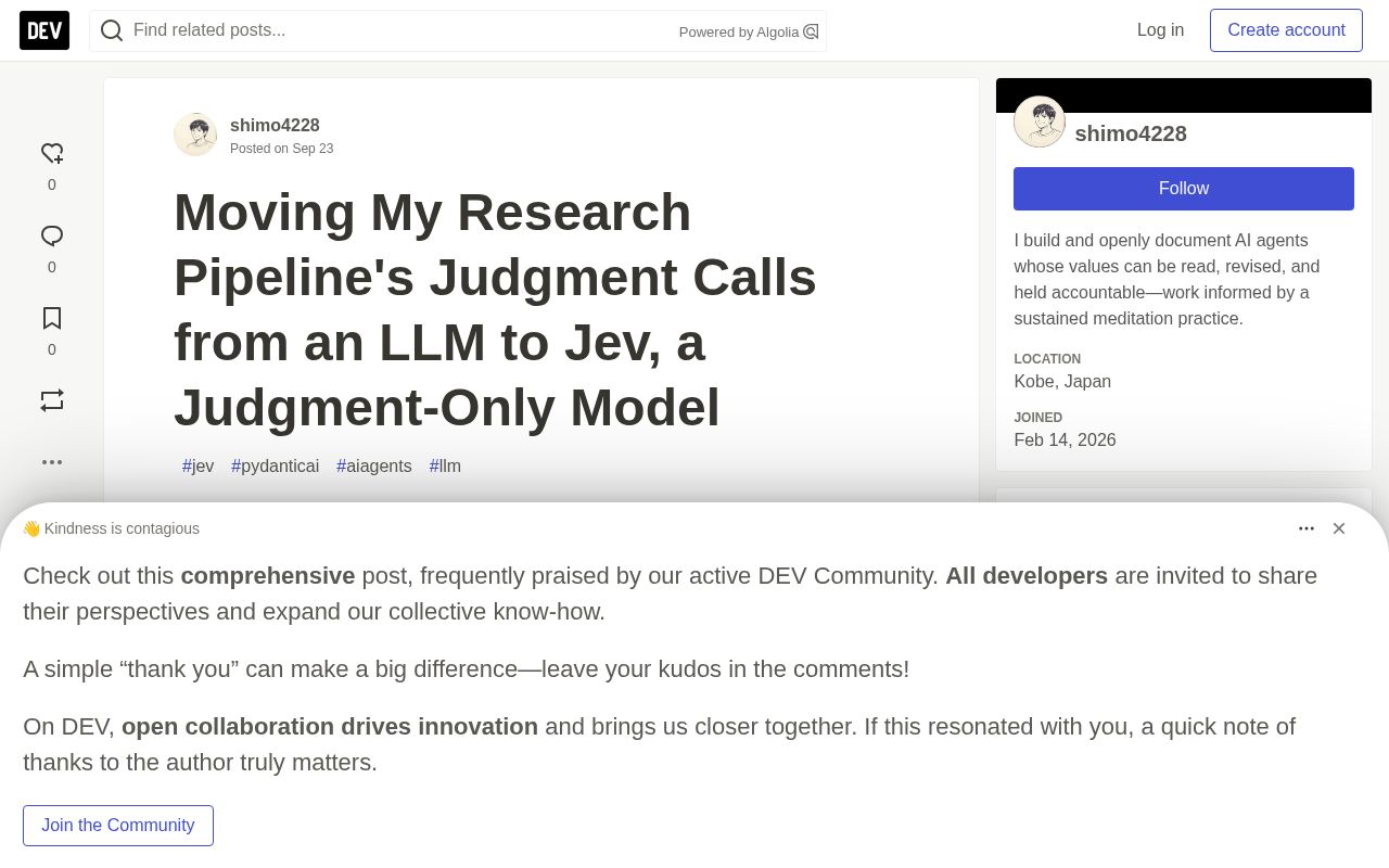 Preview of Jev Research Pipeline