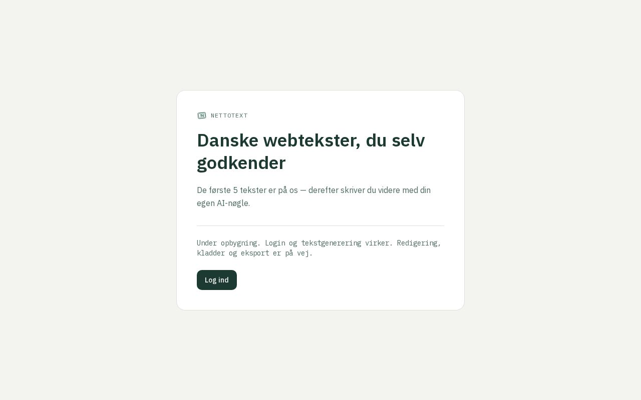 Preview of Nettotext
