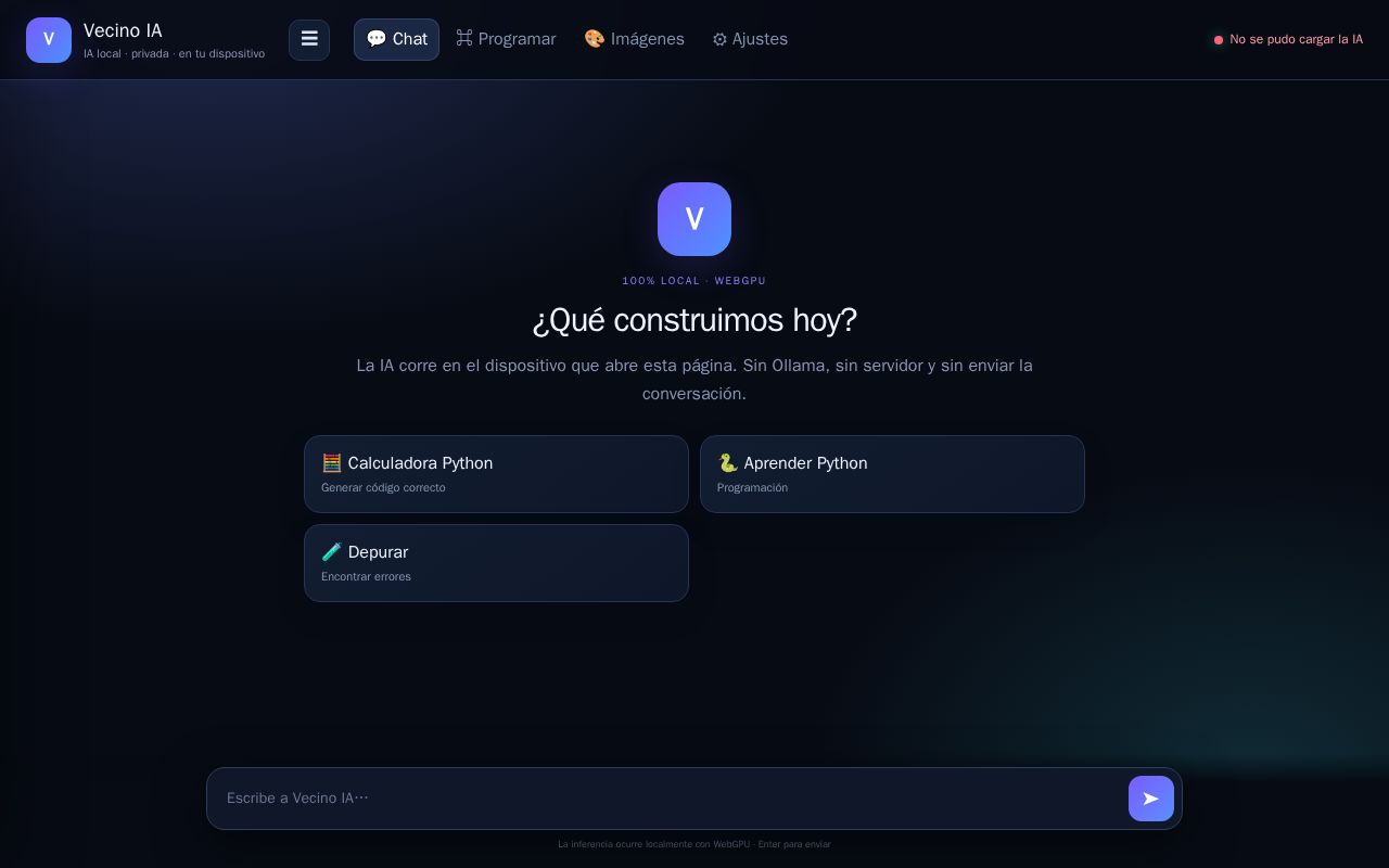 Preview of Vecino IA Local