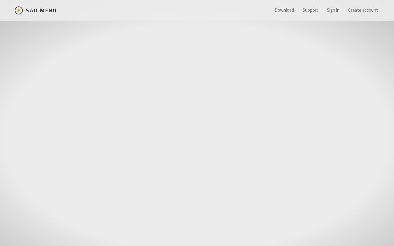 Preview of Sao Menu