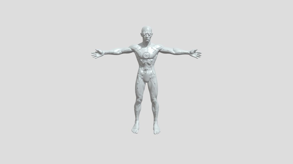 Preview of Humanoid figure with constellation patterns
