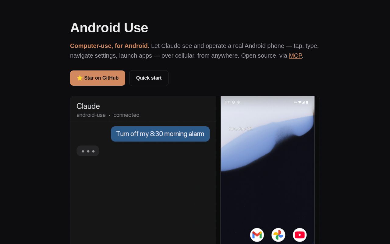 Preview of Android Use