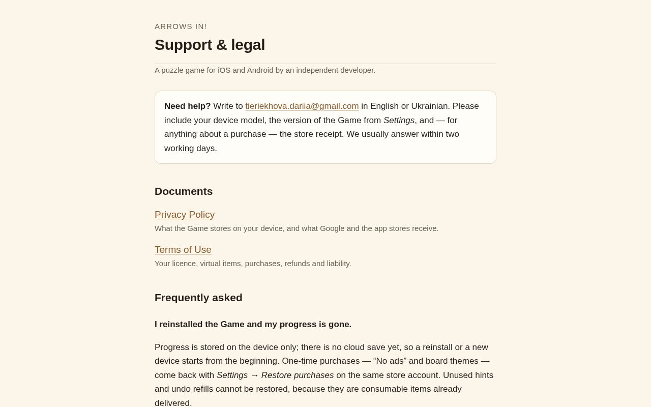 Preview of Arrows In Legal
