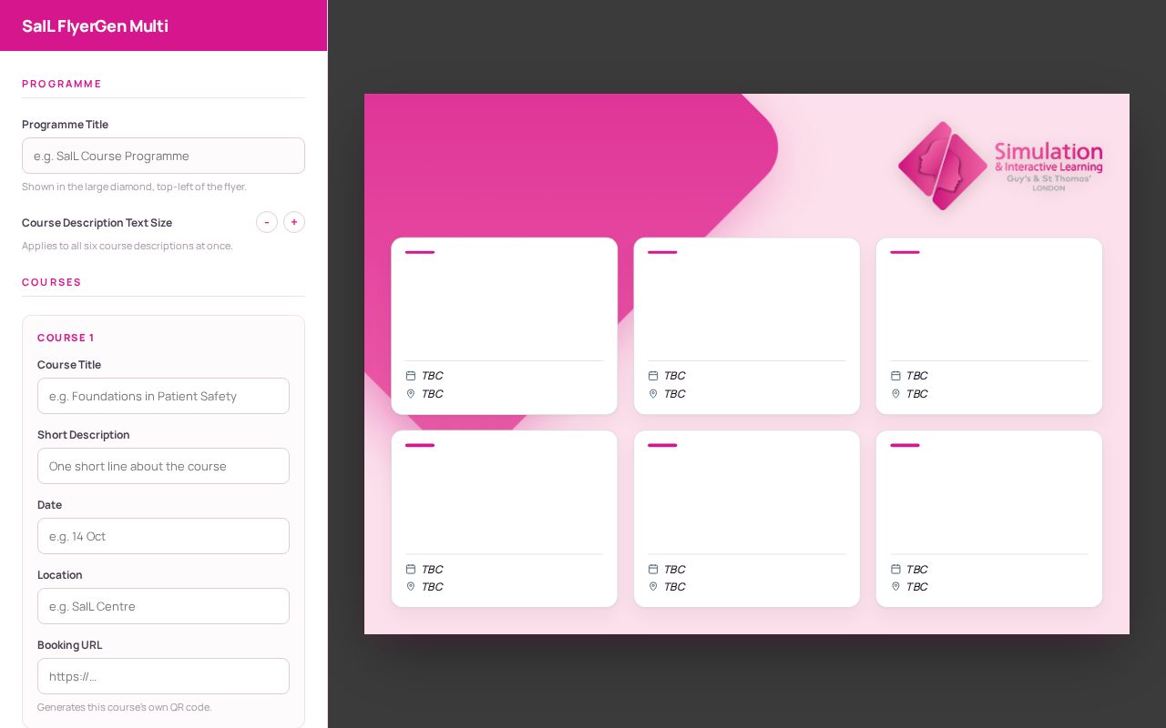 Preview of SaIL FlyerGen Multi