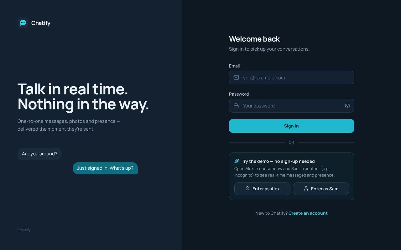 Preview of Chatify