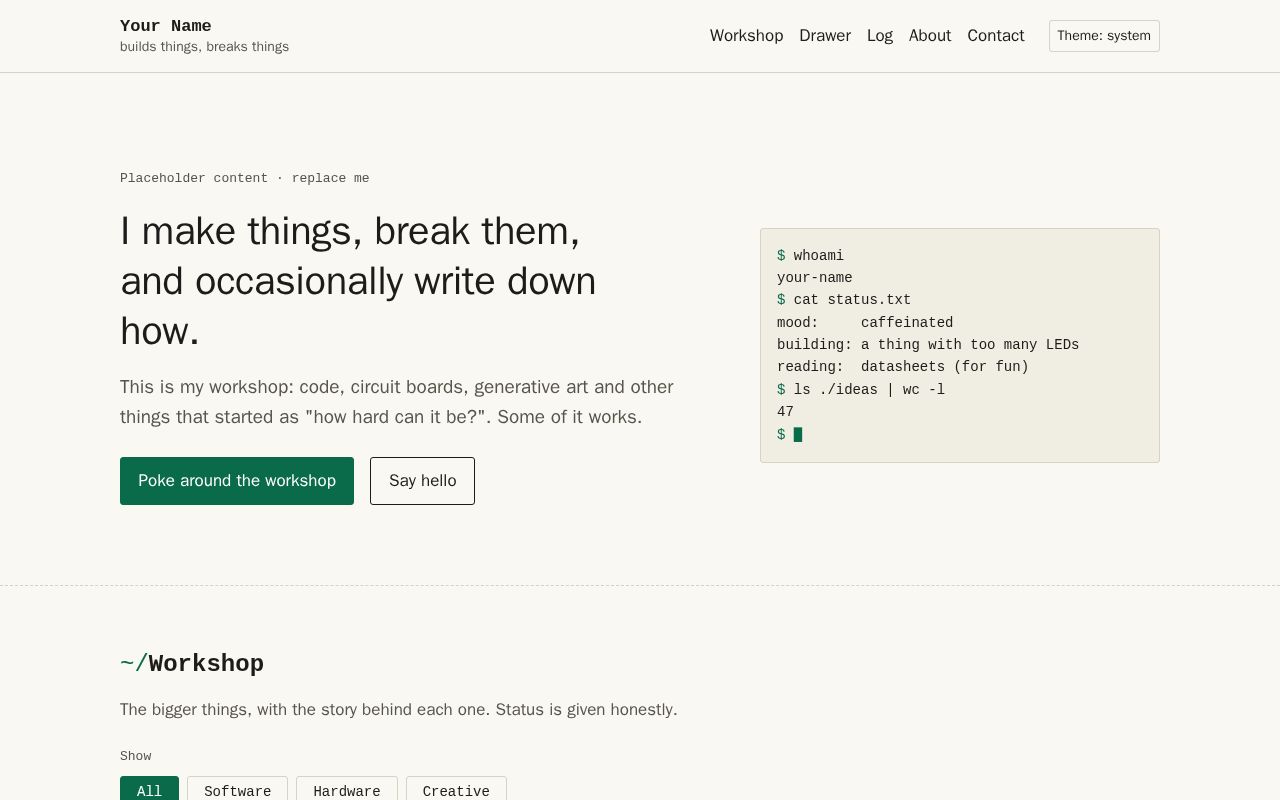 Preview of Site