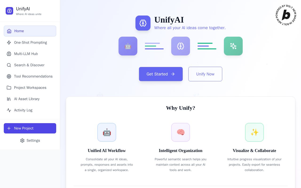 Preview of Unify AI