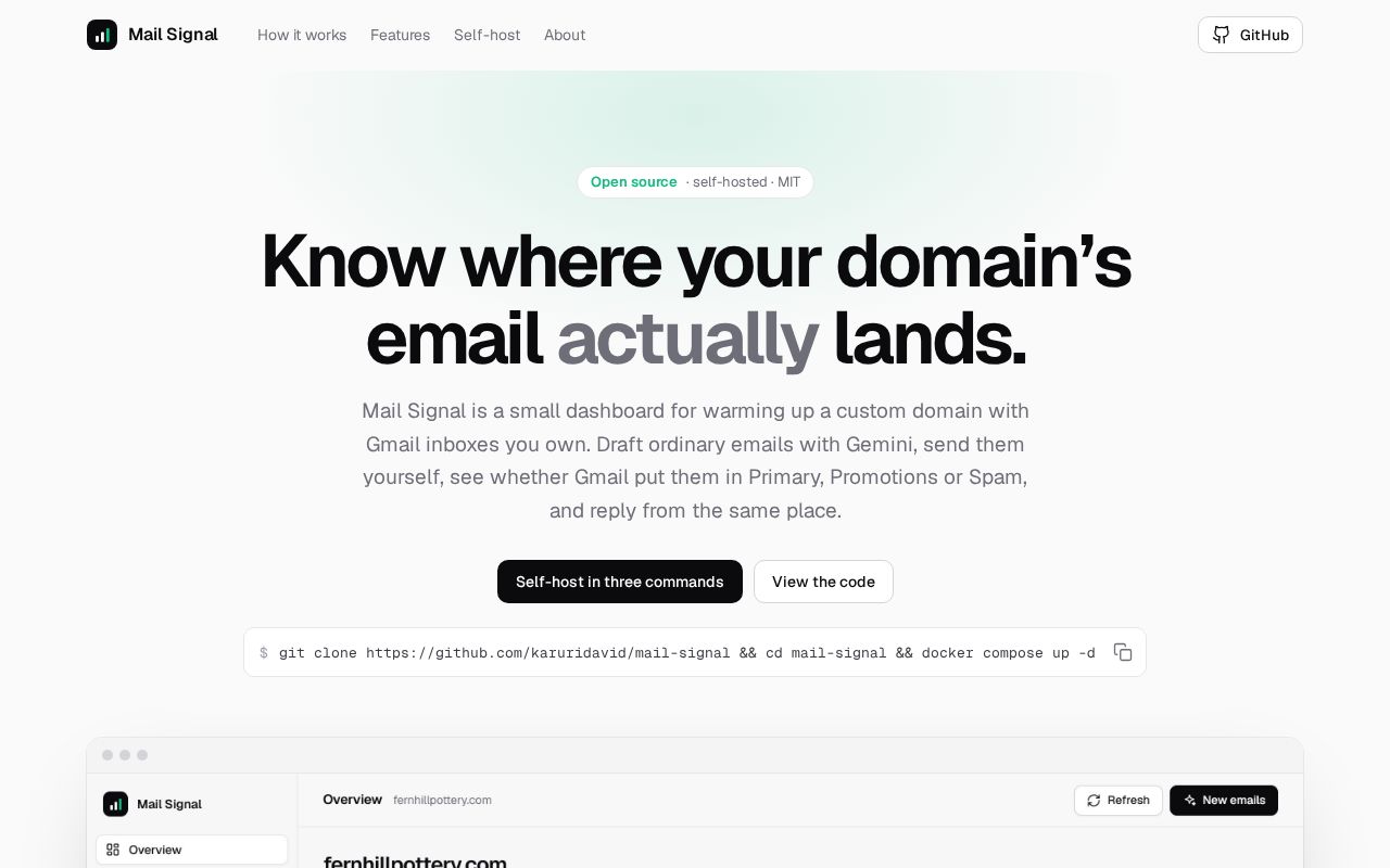 Preview of Mail Signal