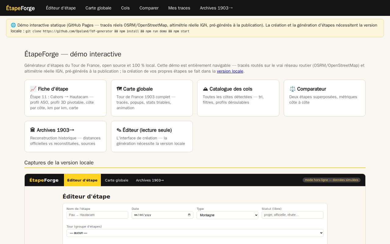 Preview of Tdf Generator
