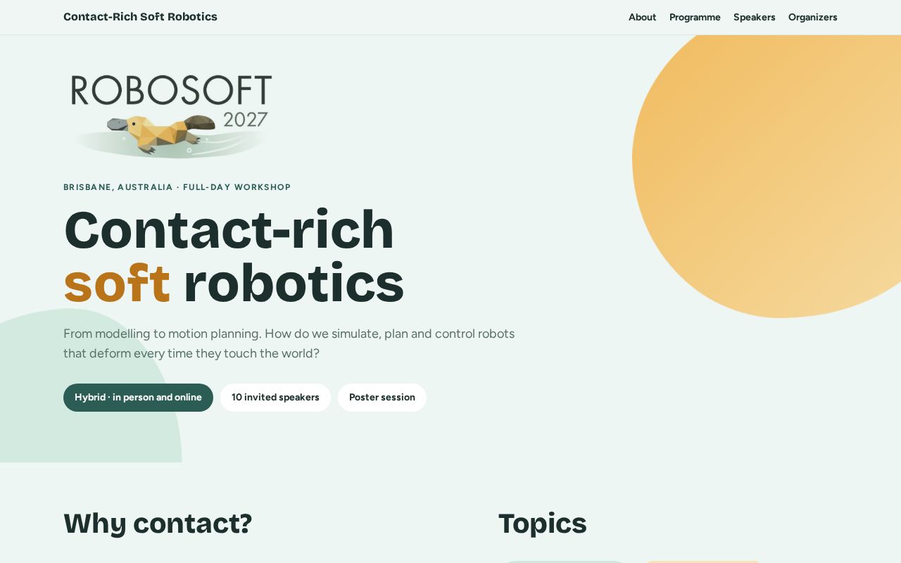 Preview of Contact-Rich Soft Robotics