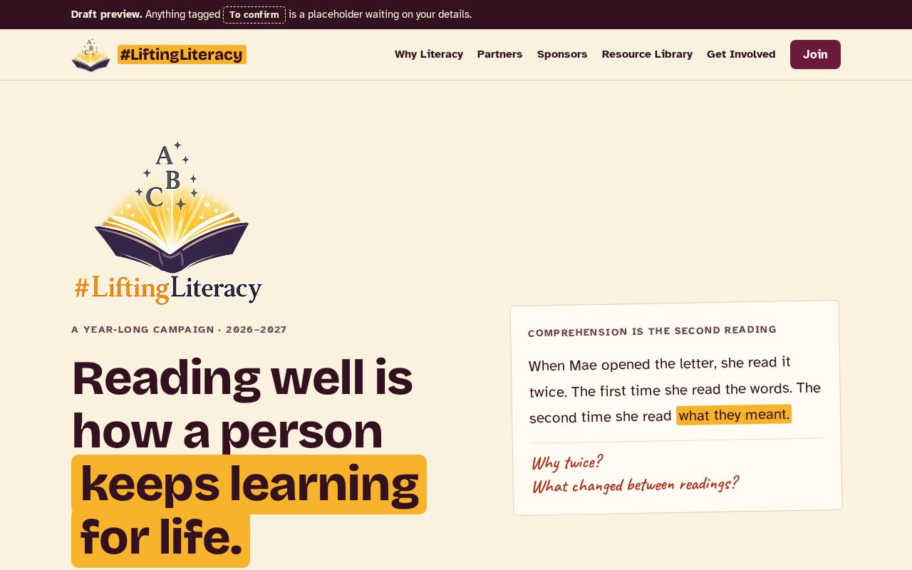 Preview of Lifting Literacy