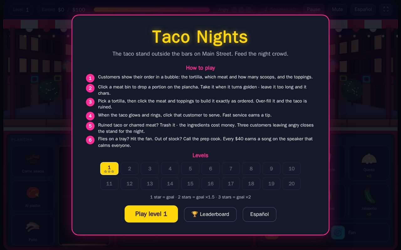 Preview of Taco Nights