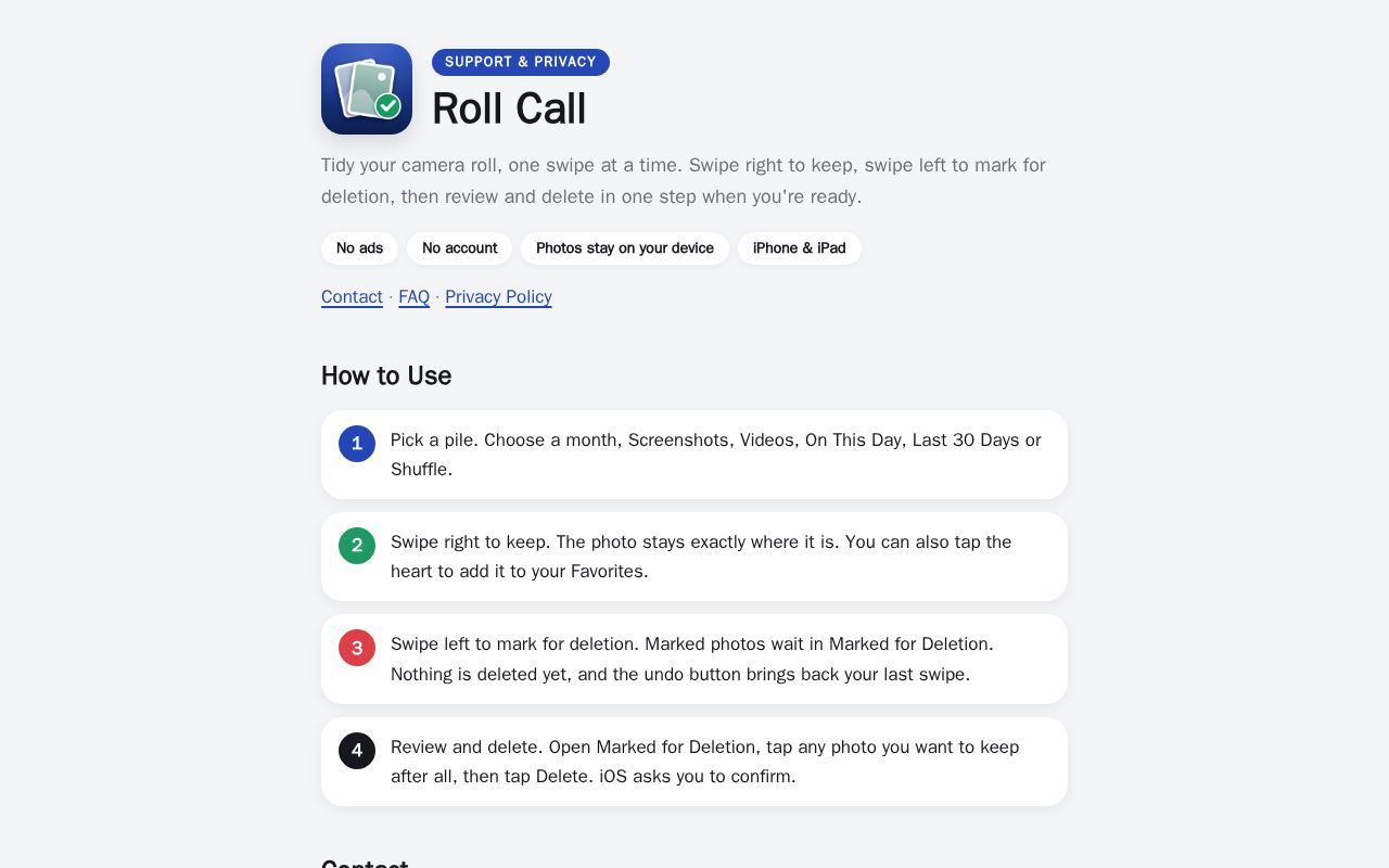 Preview of Rollcall Site