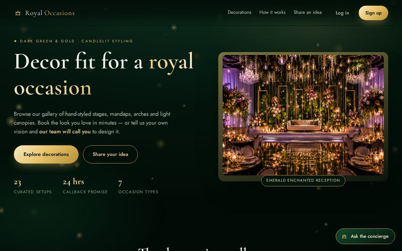Preview of Royal Occasions
