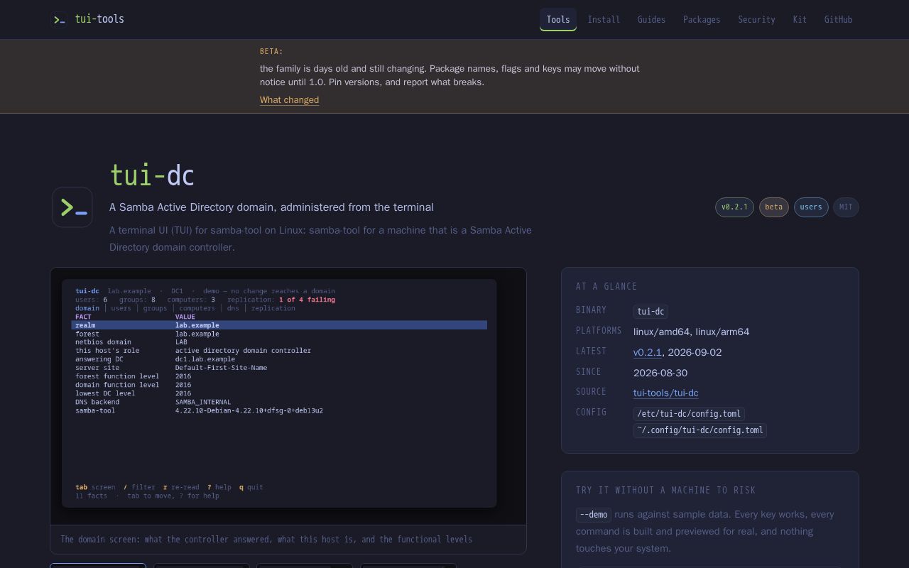 Preview of Tui Dc