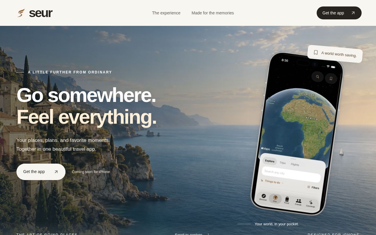 Preview of Seur Travel App