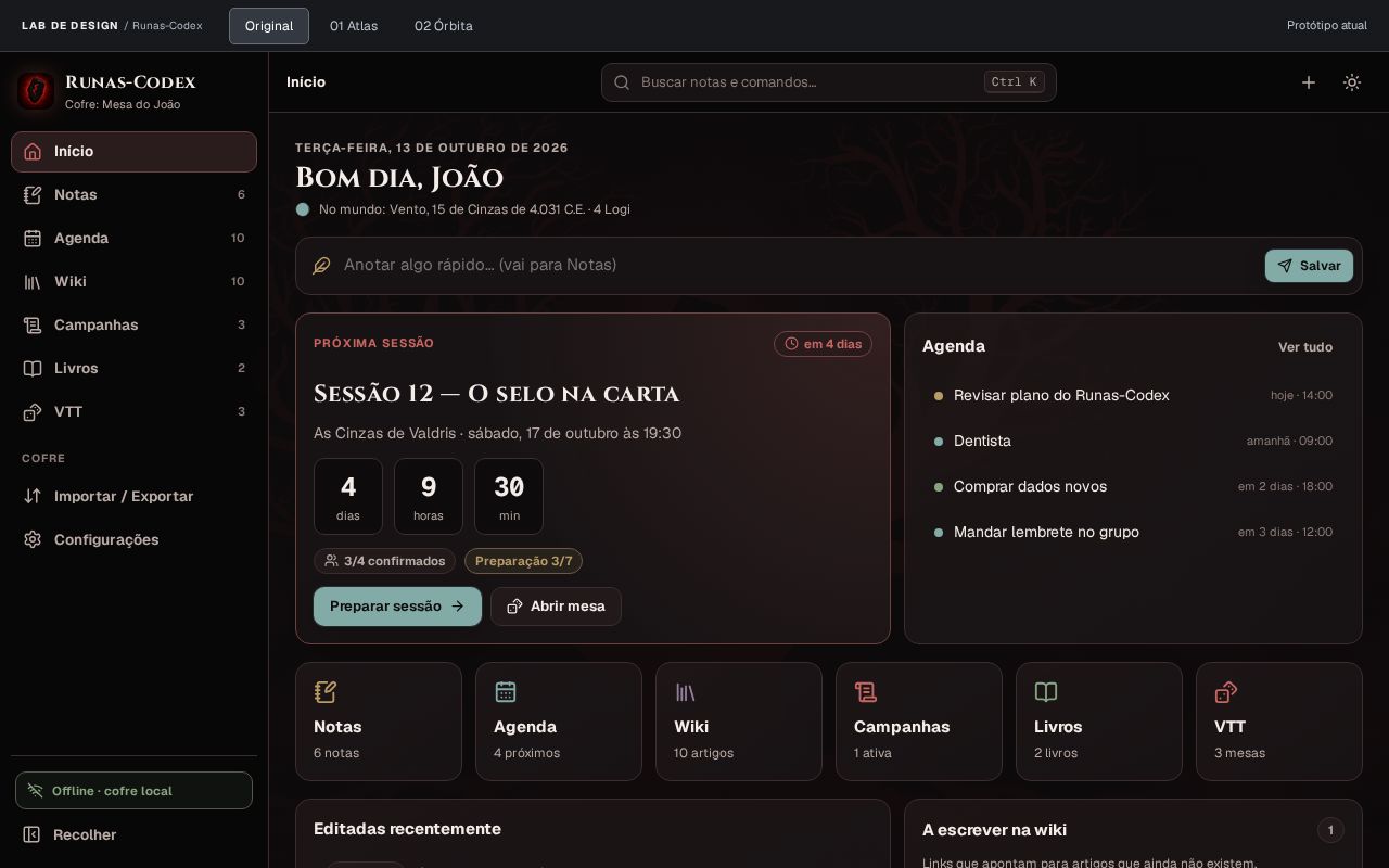 Preview of Runas Codex