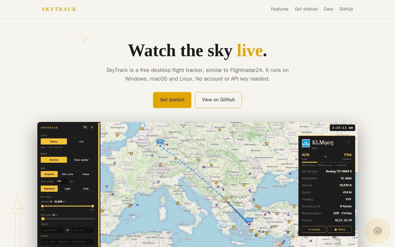 Preview of SkyTrack