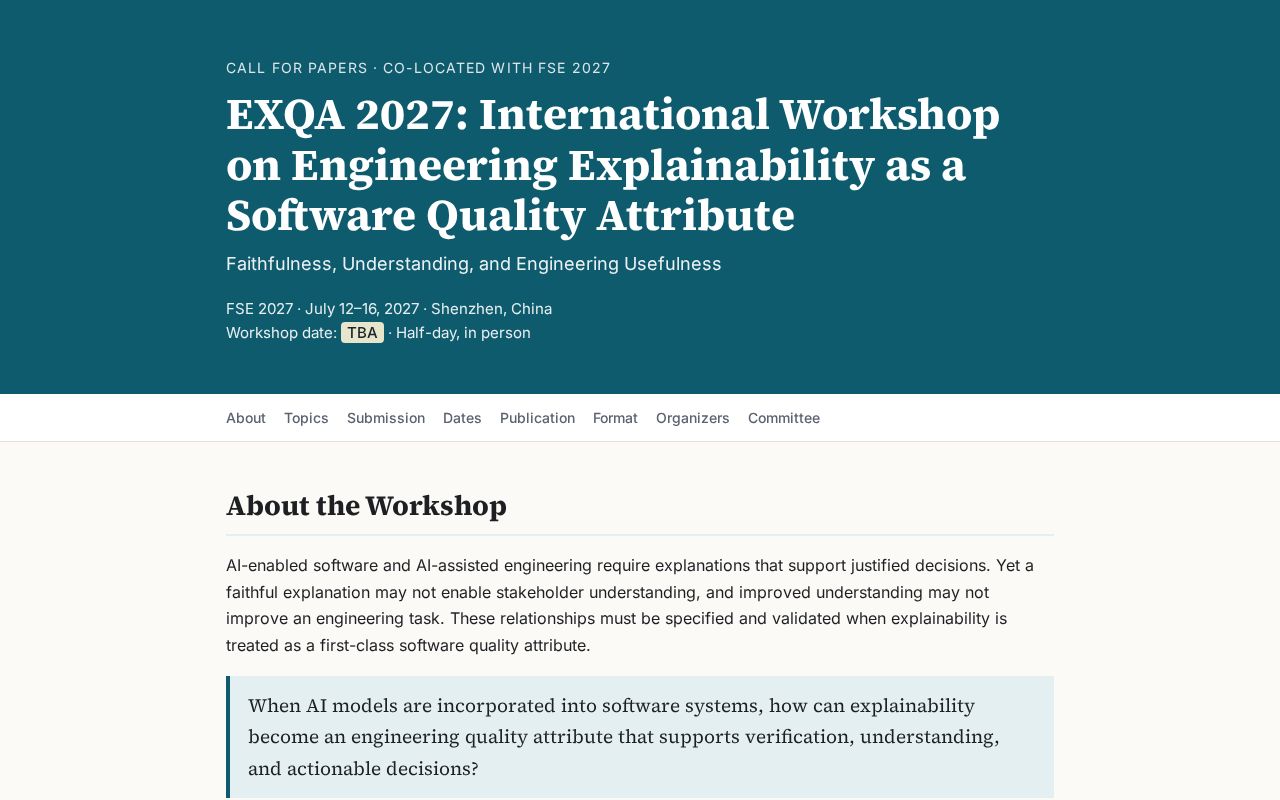 Preview of Exqa2027