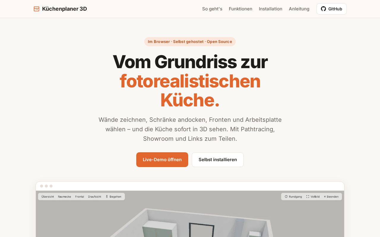 Preview of Kitchen Planner 3d